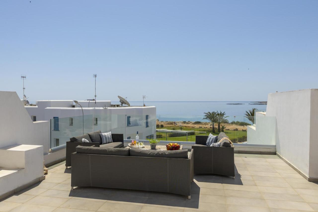 Protaras Villa Kalena Seafront Экстерьер фото